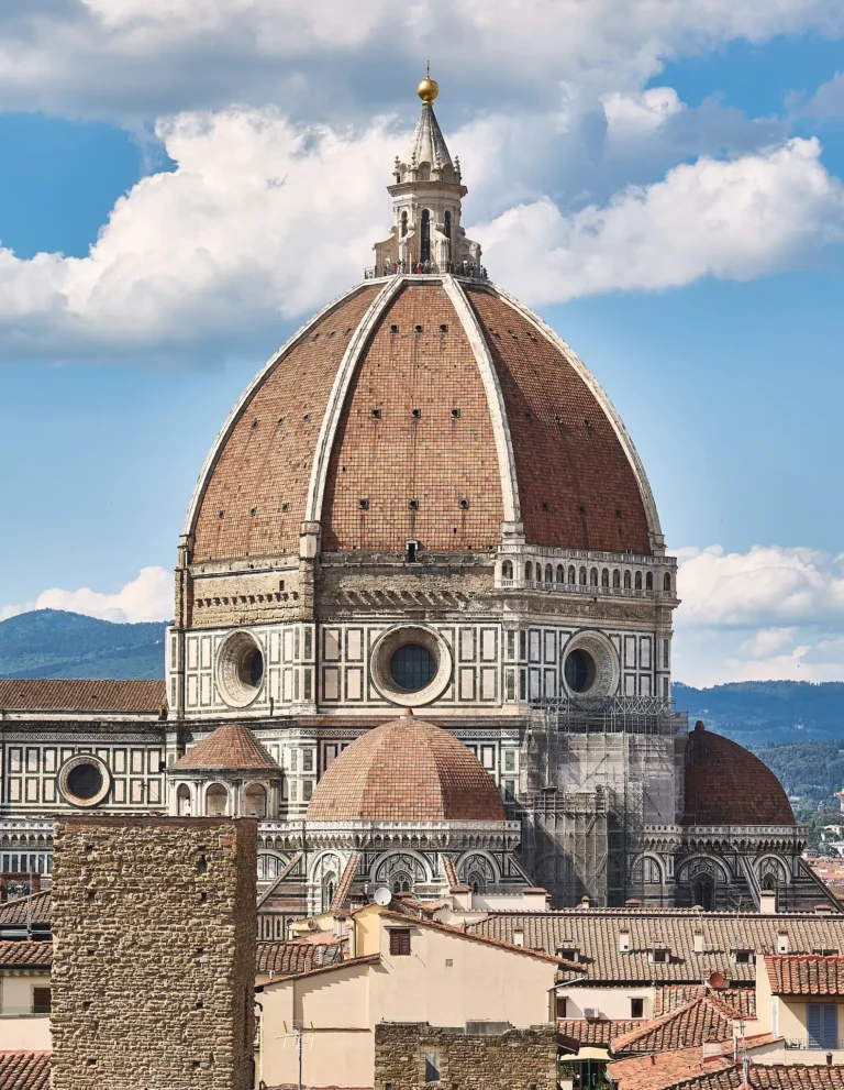 florence duomo against blue skies
