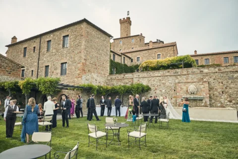 the extraordinaire castello di banfi main lawn