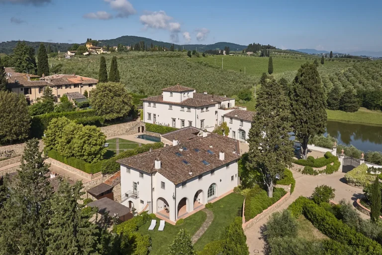 the extraordinaire florence dimora ghirlandaio aerial view