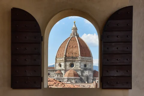 the extraordinaire florence framed duomo view