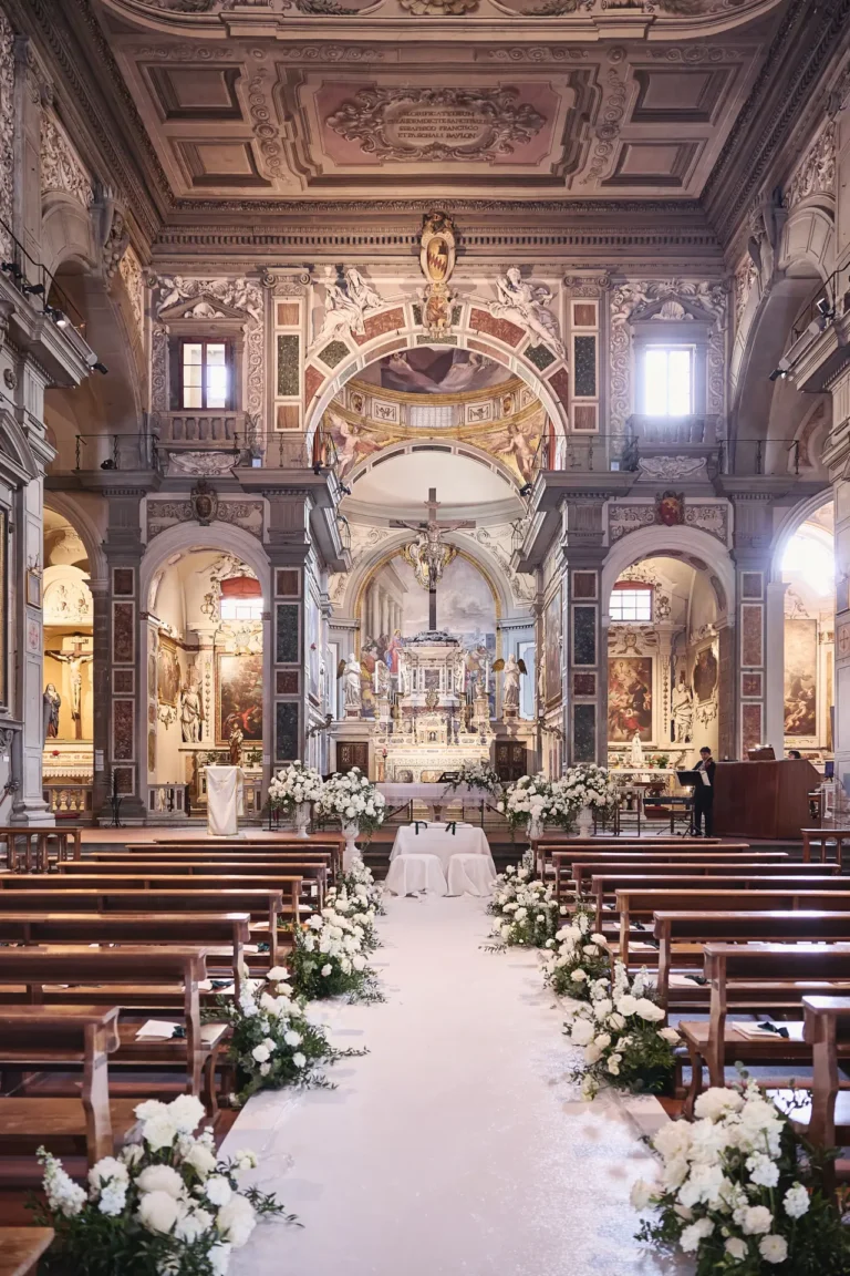 the extraordinaire florence grand hotel villa cora lavish wedding chiesa di san salvatore