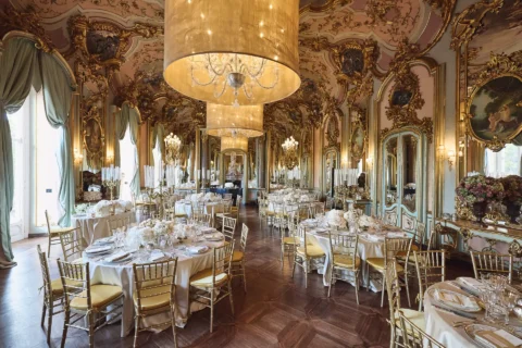 the extraordinaire florence grand hotel villa cora lavish wedding chiesa di san salvatore