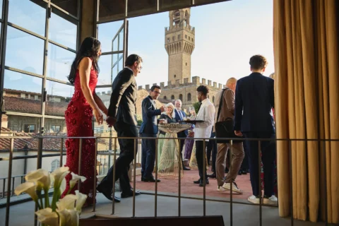 the extraordinaire florence palazzo gondi exclusive rooftop welcome event