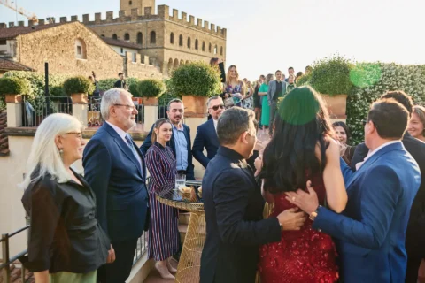 the extraordinaire florence palazzo gondi exclusive rooftop welcome event