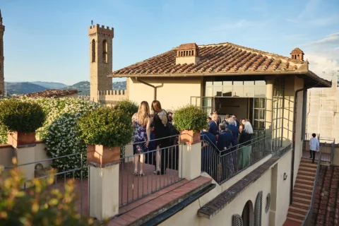 the extraordinaire florence palazzo gondi exclusive rooftop welcome event