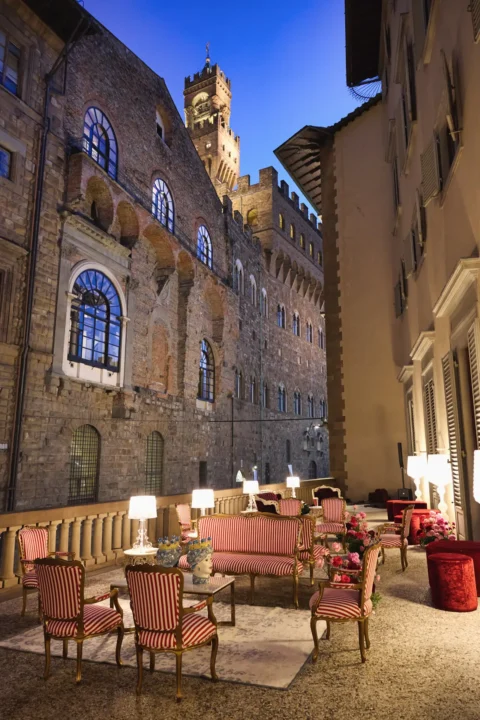 the extraordinaire florence palazzo gondi exclusive rooftop welcome event