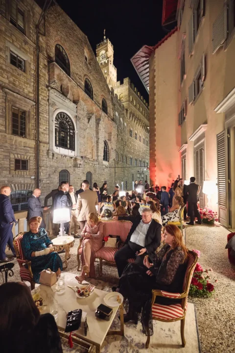 the extraordinaire florence palazzo gondi exclusive rooftop welcome event