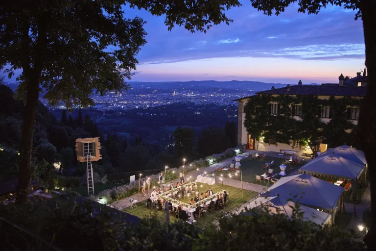the extraordinaire florence villa san michele elegant garden wedding