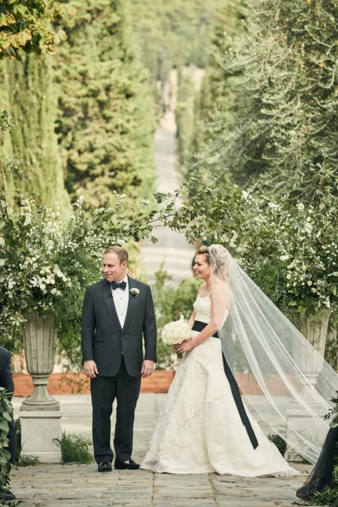 the extraordinaire tuscany castello di banfi brunello vineyard wedding