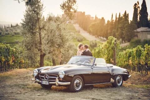 the extraordinaire tuscany castello di banfi brunello vineyard wedding