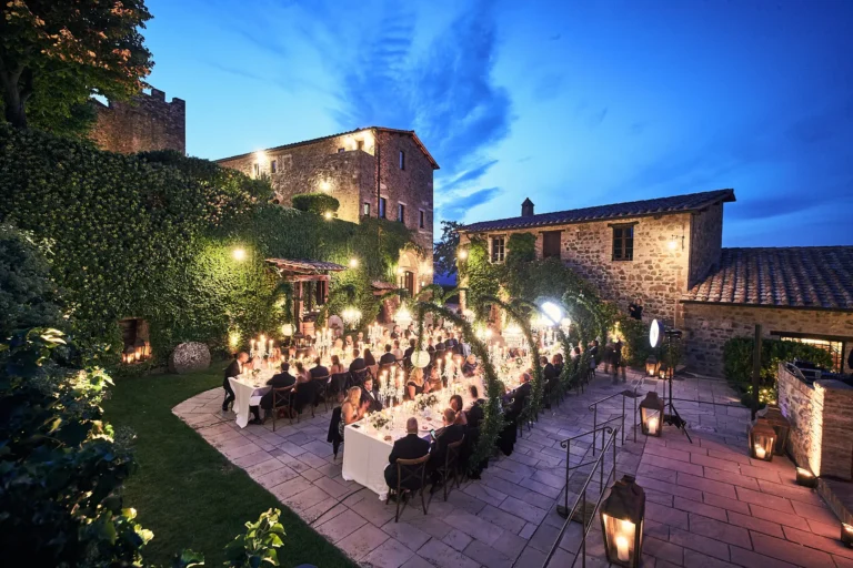 the extraordinaire tuscany castello di banfi brunello vineyard wedding