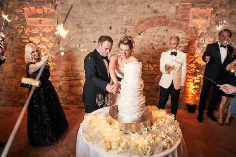 the extraordinaire tuscany castello di banfi brunello vineyard wedding