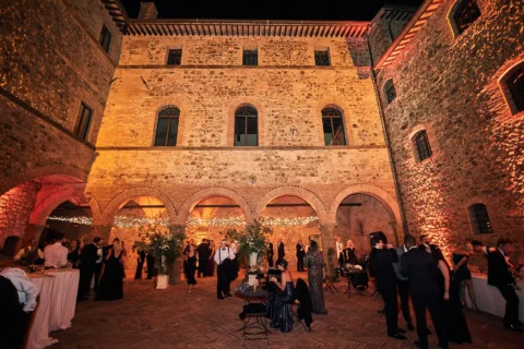 the extraordinaire tuscany castello di banfi brunello vineyard wedding