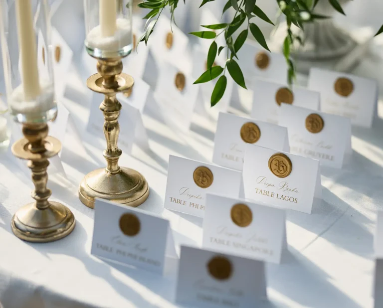 the extraordinaire umbria detail placecards