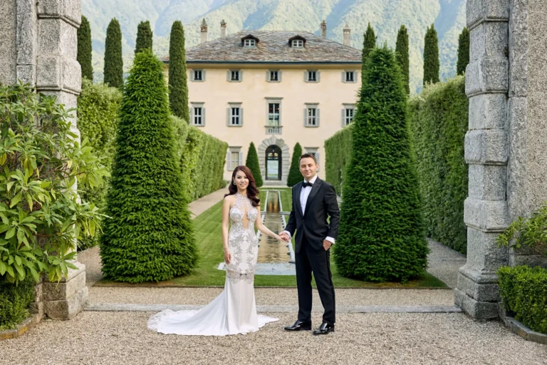 the extraordinaire villa balbiano couple photo