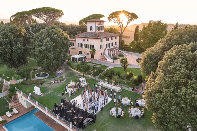the extraordinaire villa valentini bonaparte main lawn