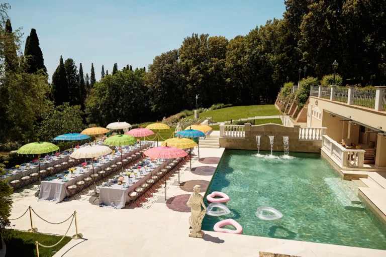 the extraordinaire villa valentini bonaparte pool area