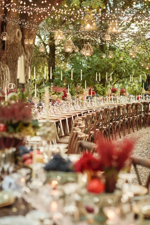 the extraordinaire borgo stomennano autumn dinner under the stars