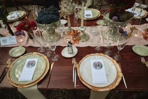 the extraordinaire borgo stomennano autumn dinner under the stars