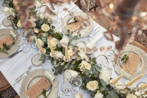 the extraordinaire borgo stomennano candlelit courtyard dinner