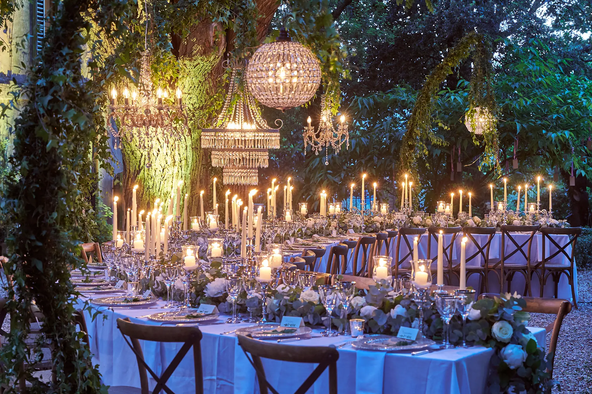 the extraordinaire borgo stomennano candlelit courtyard dinner