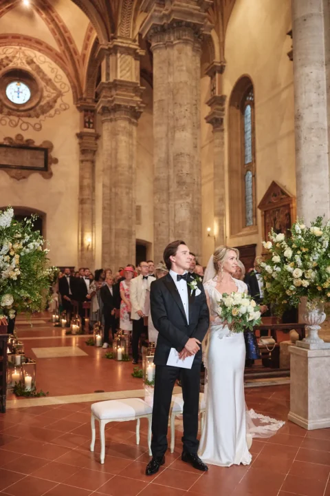 the extraordinaire la foce pienza cathedral wedding