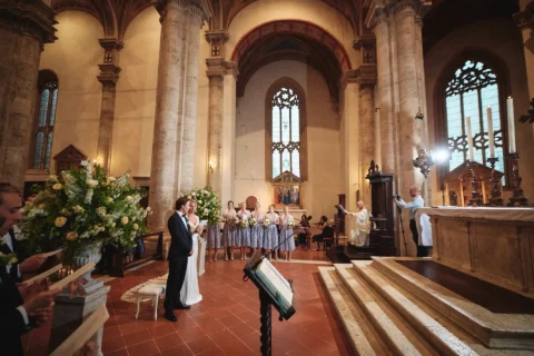 the extraordinaire la foce pienza cathedral wedding