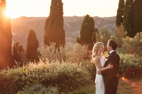 the extraordinaire la foce pienza cathedral wedding