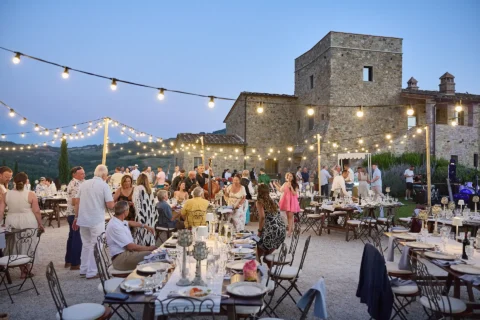 the extraordinaire podere tesoro sunset pizza party