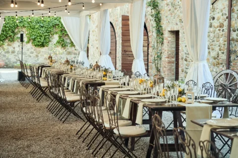 the extraordinaire tuscany borgo di castelvecchio family style welcome dinner