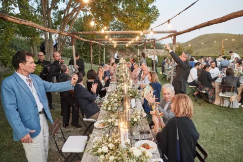 the extraordinaire tuscany castello di vicarello elegant garden soiree