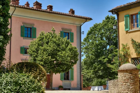 the extraordinaire tuscany il borrohistoric church ceremony