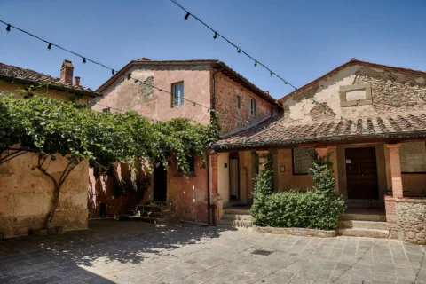 the extraordinaire tuscany il borrohistoric church ceremony