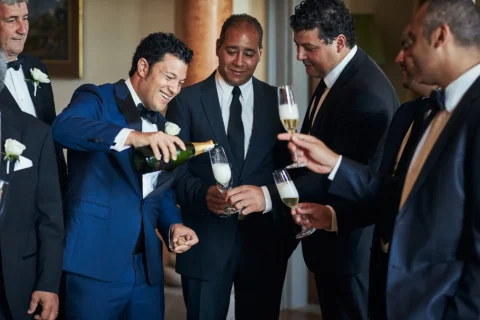 the extraordinaire tuscany il borrohistoric church ceremony