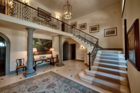 the extraordinaire tuscany il borrohistoric church ceremony