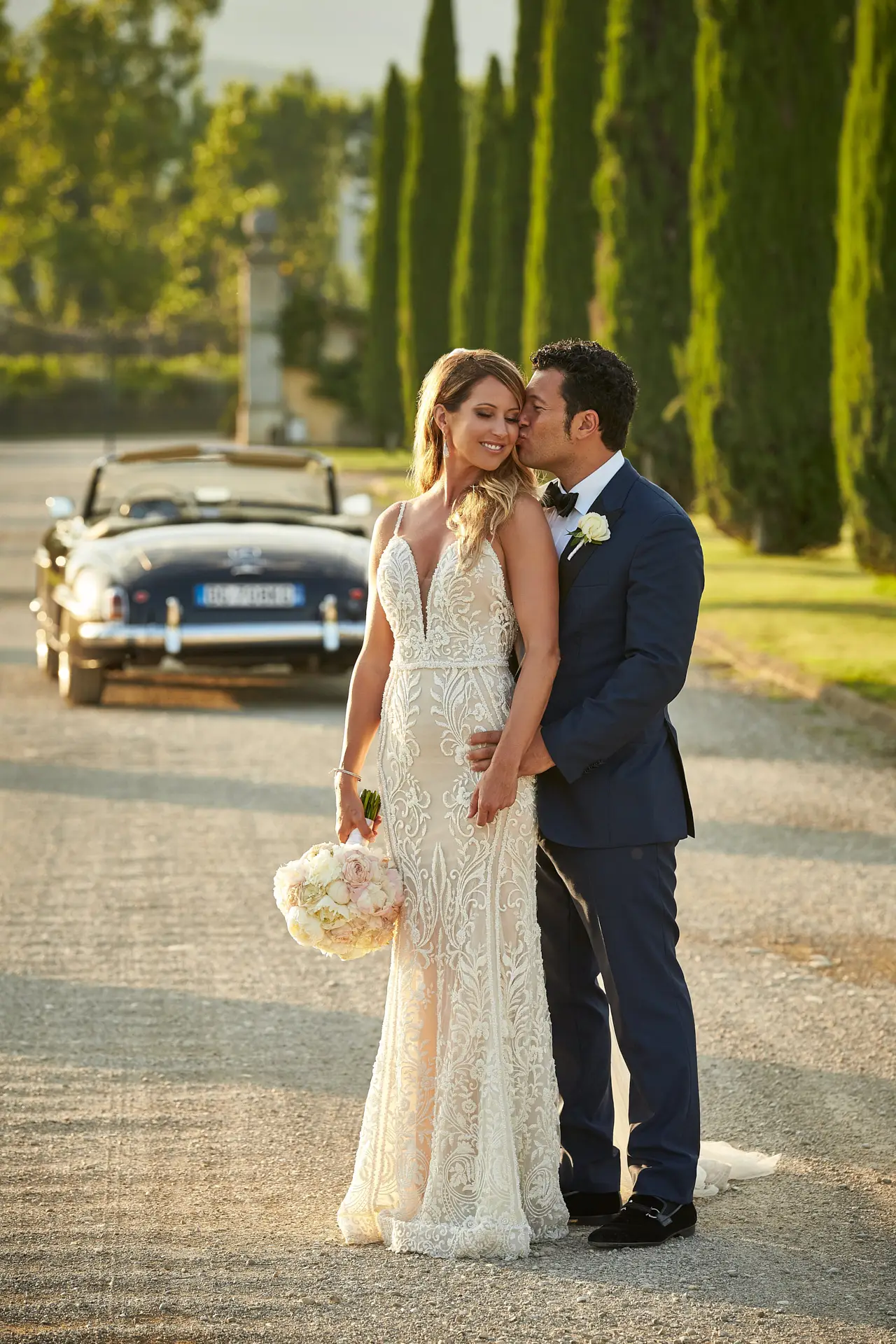 the extraordinaire tuscany il borrohistoric church ceremony