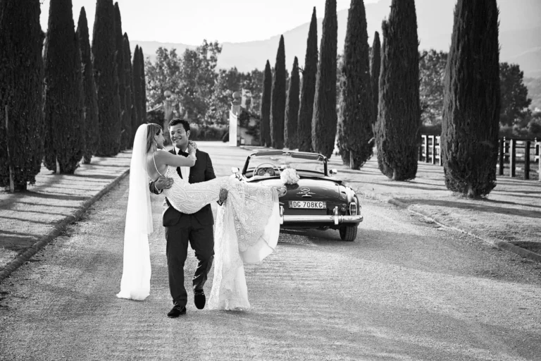 the extraordinaire tuscany il borrohistoric church ceremony