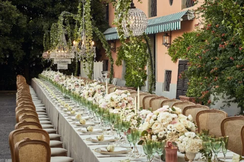 the extraordinaire tuscany il borrohistoric church ceremony