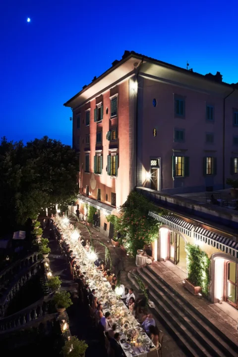 the extraordinaire tuscany il borrohistoric church ceremony