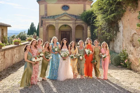 the extraordinaire tuscany villa catignano classic italian wedding