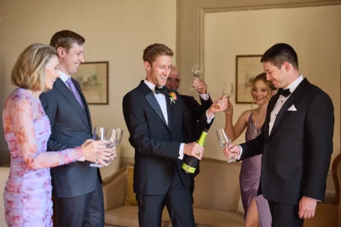 the extraordinaire tuscany villa catignano lemon garden ceremony