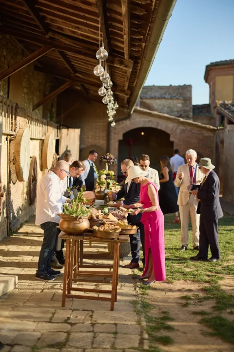the extraordinaire tuscany villa catignano lemon garden ceremony