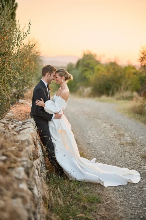 the extraordinaire tuscany villa catignano lemon garden ceremony
