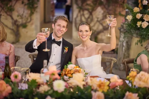 the extraordinaire tuscany villa catignano lemon garden ceremony