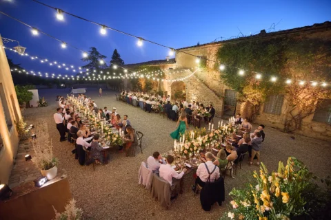 the extraordinaire tuscany villa catignano lemon garden ceremony