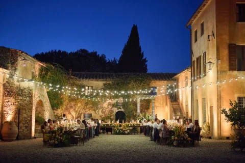 the extraordinaire tuscany villa catignano lemon garden ceremony
