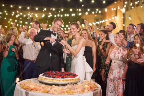 the extraordinaire tuscany villa catignano lemon garden ceremony