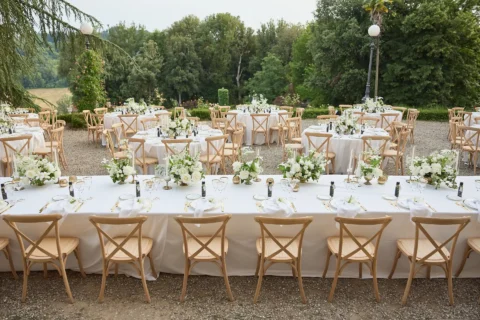 the extraordinaire tuscany villa di monaciano romantic vineyard celebration