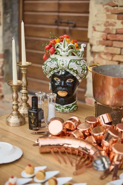 the extraordinaire umbria villa cozzano rustic chic celebration