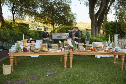 the extraordinaire umbria villa valentini bonaparte chic pizza party